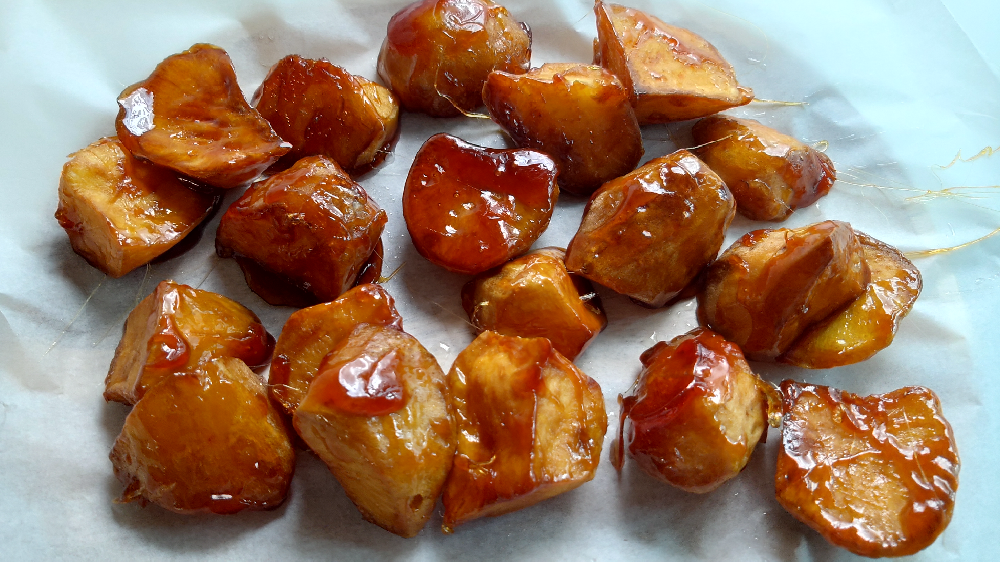 고구마맛탕만들기