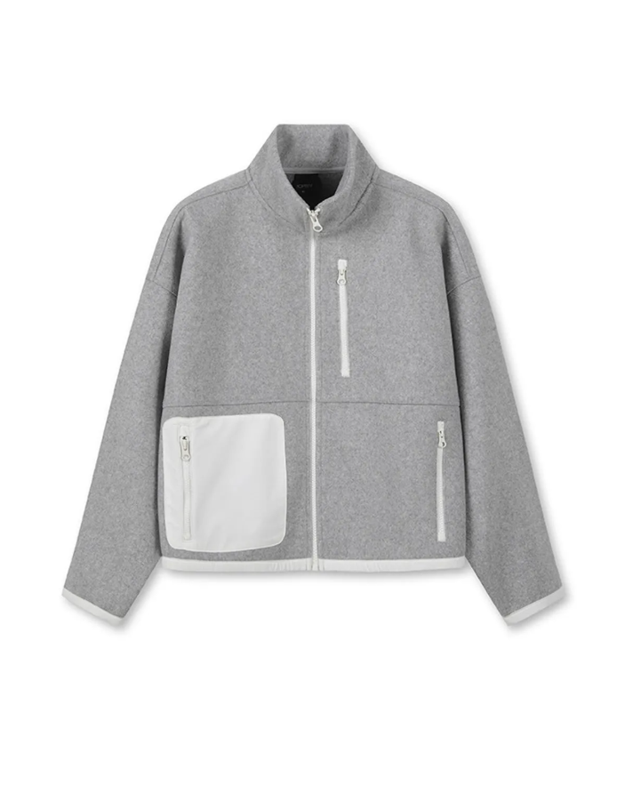 MBC 태양을 삼킨 여자 123회 박서연(민세리) 집업 &ndash; 탑텐(TOPTEN) 여성 울라이크 부클 하이넥 후리스&middot;플리스 자켓_MSE4TC2005 그레이