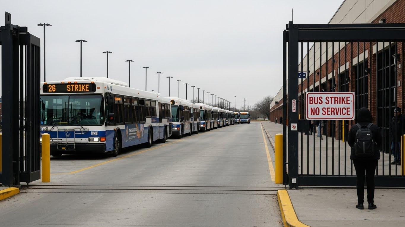 버스 파업 경기