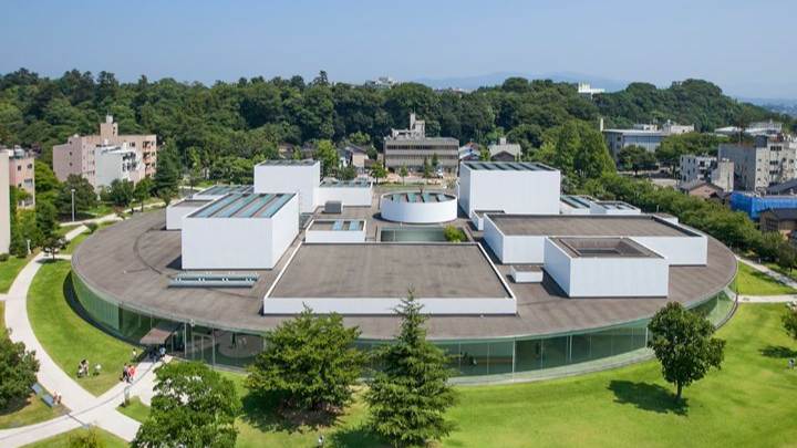 가나자와 21세기 미술관 전경