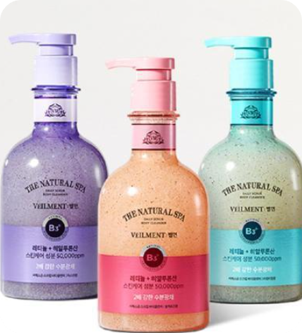 벨먼 내추럴 스파 수분광채 스크럽워시