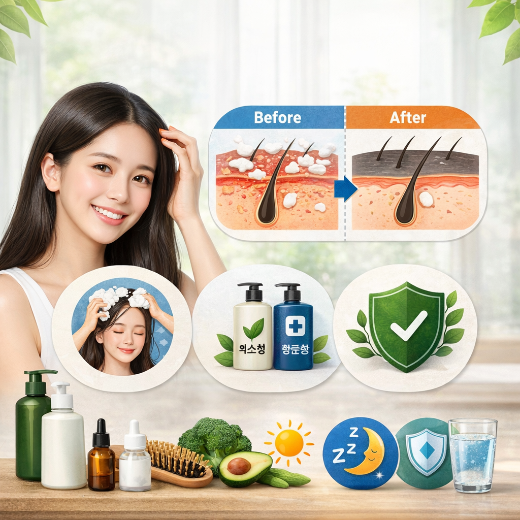 지루피부염 완치 (두피 관리, 샴푸 선택, 재발 예방)