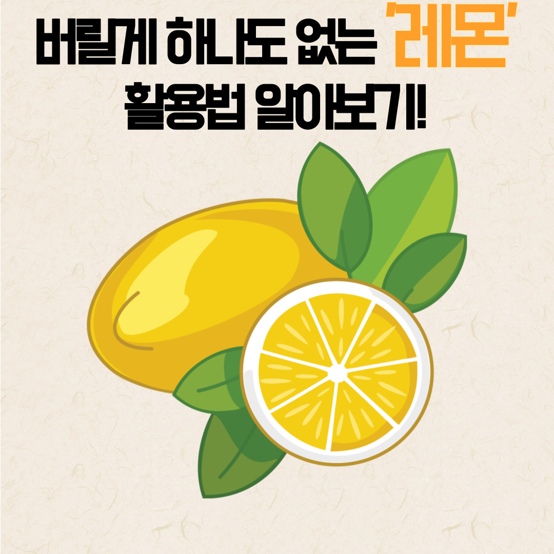 레몬활용