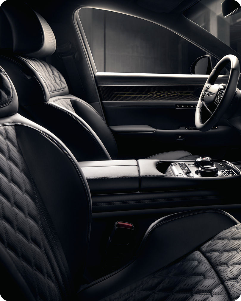 제네시스 G90 BLACK 실내