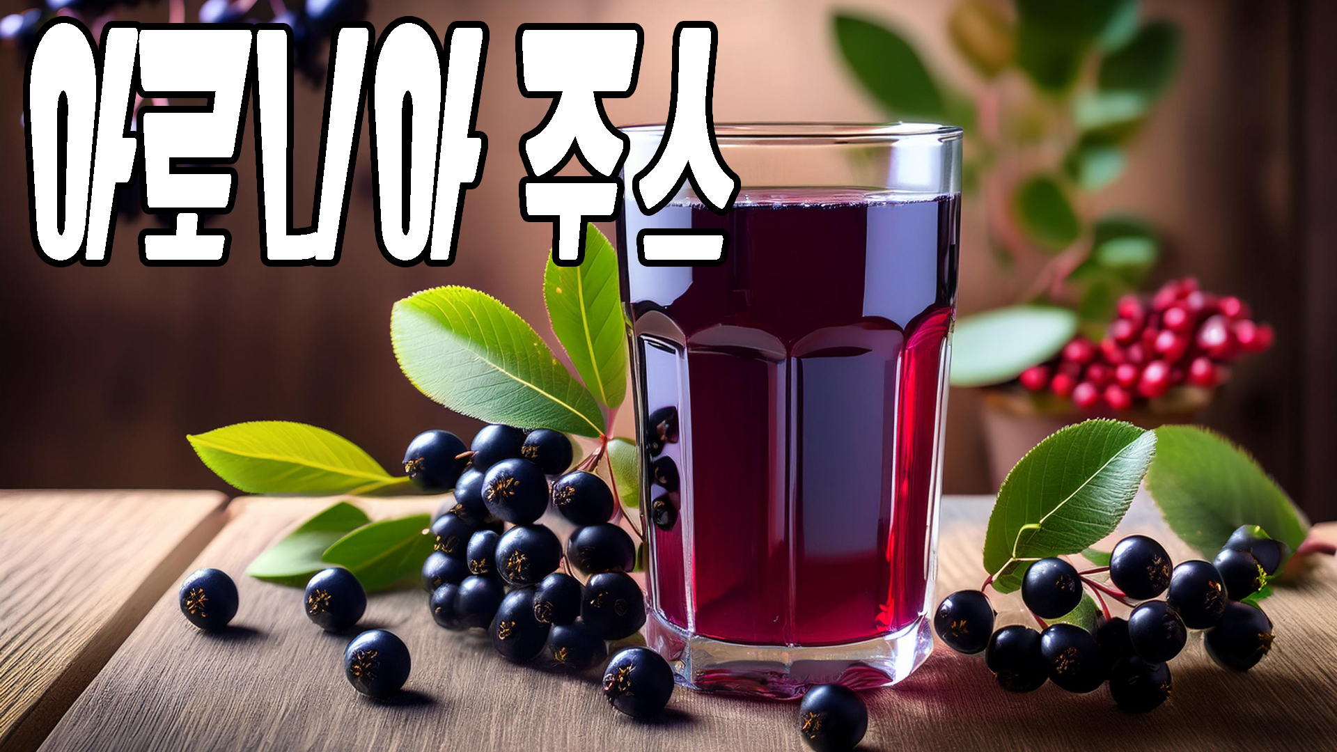 아로니아 주스
