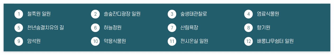 강릉 솔향수목원