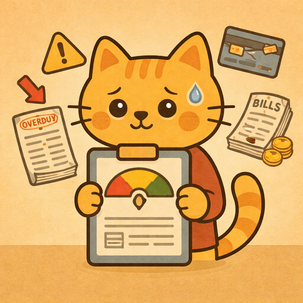 신용점수 떨어지는 이유