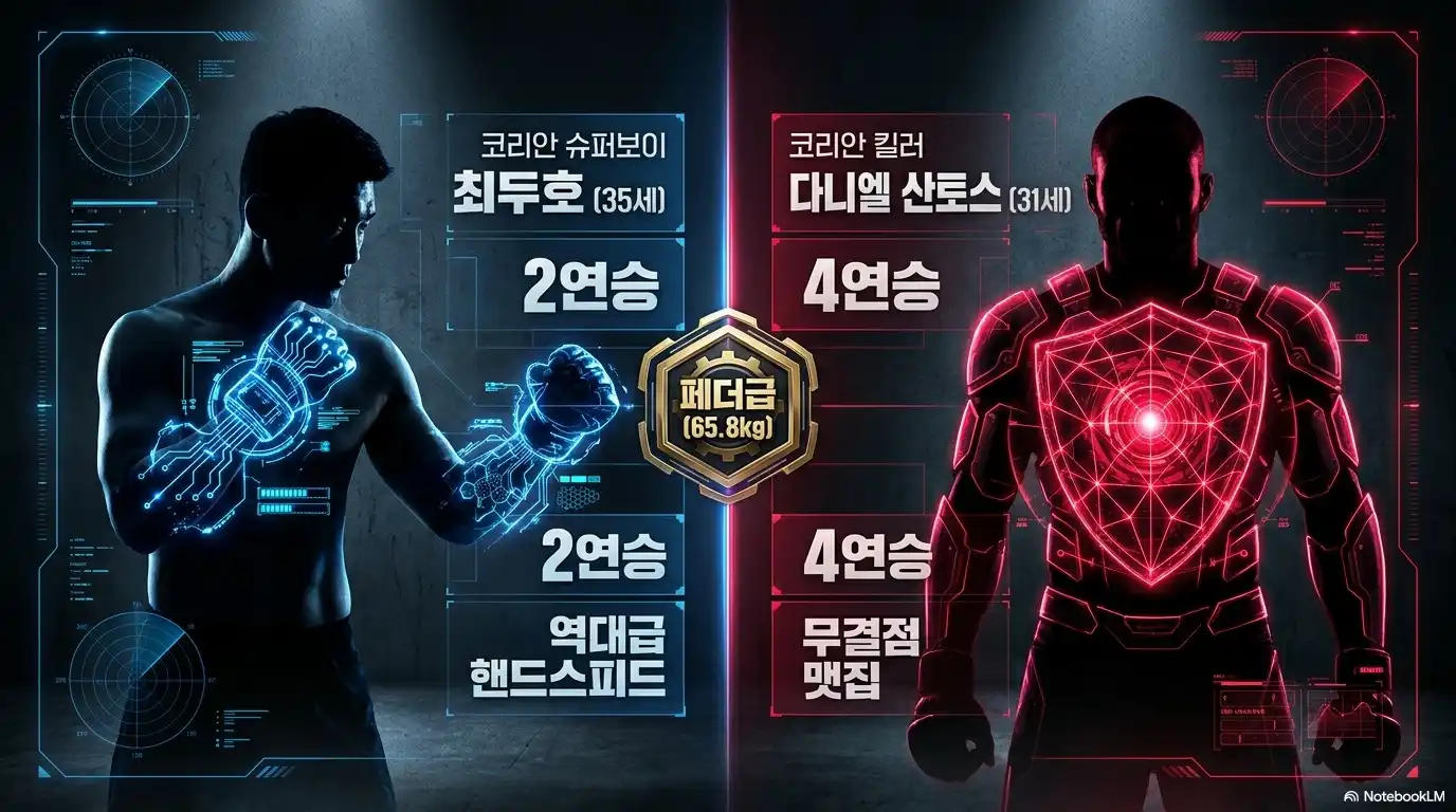 ufc 최두호 대 다니엘 산토스 대결 구도