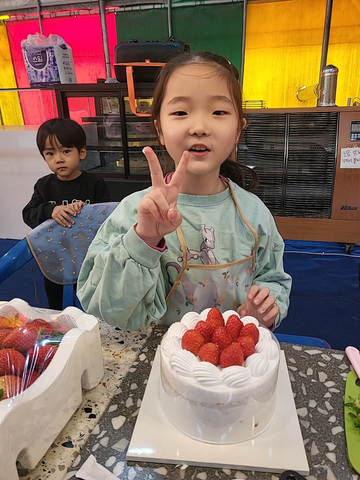 청주 딸기 체험&amp;#44; 딸기 케이크 만들기 (가산딸기 강추!!)