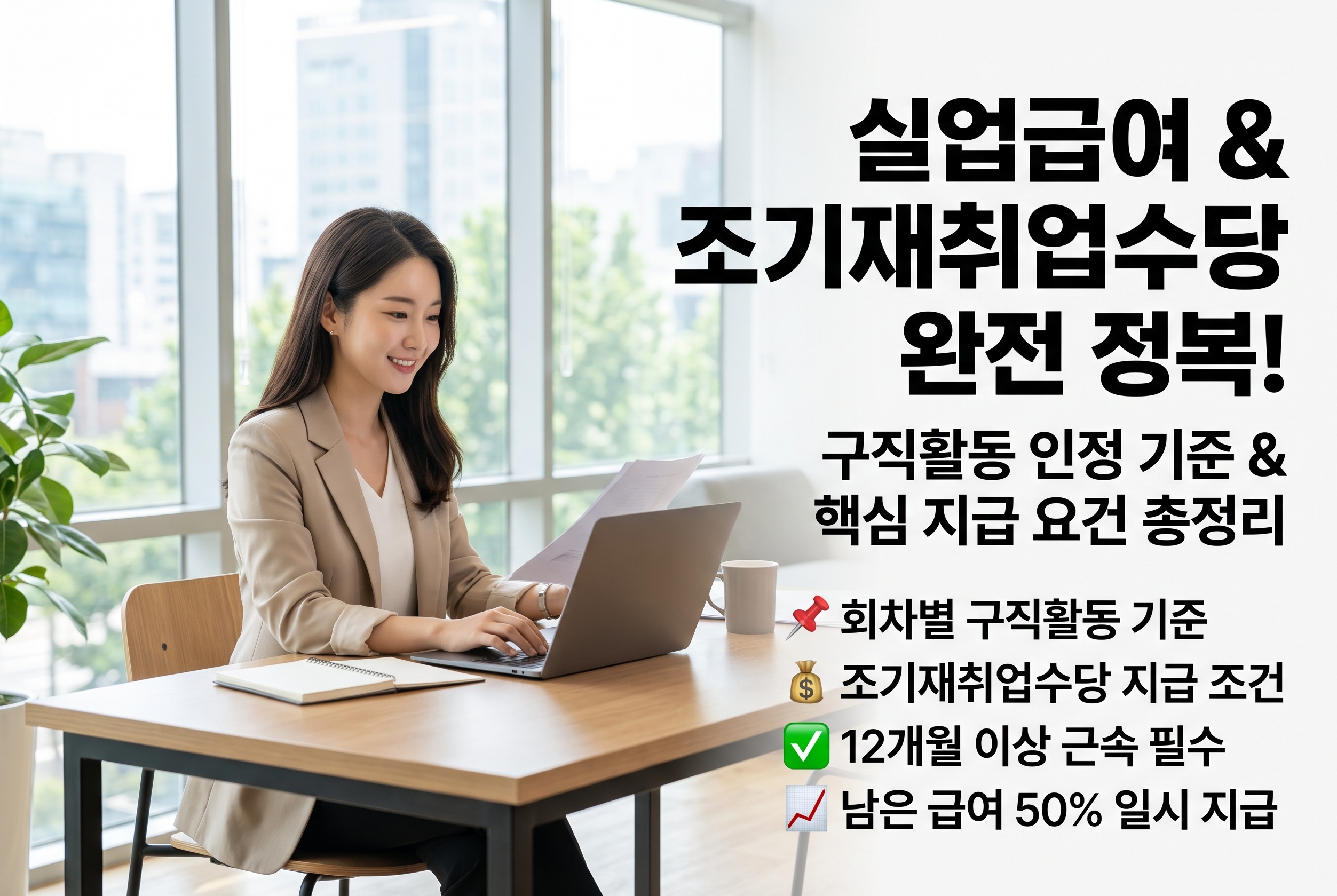 실업급여 및 조기재취업수당 완전정복