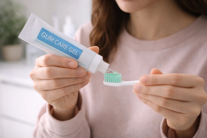 잇몸이 내려 앉을 때