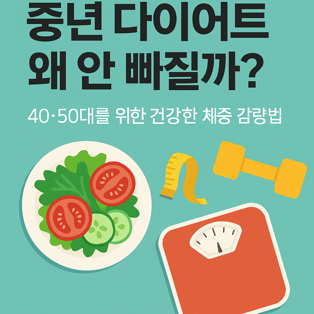 40대 50대를 위한 중년 다이어트 관련 사진