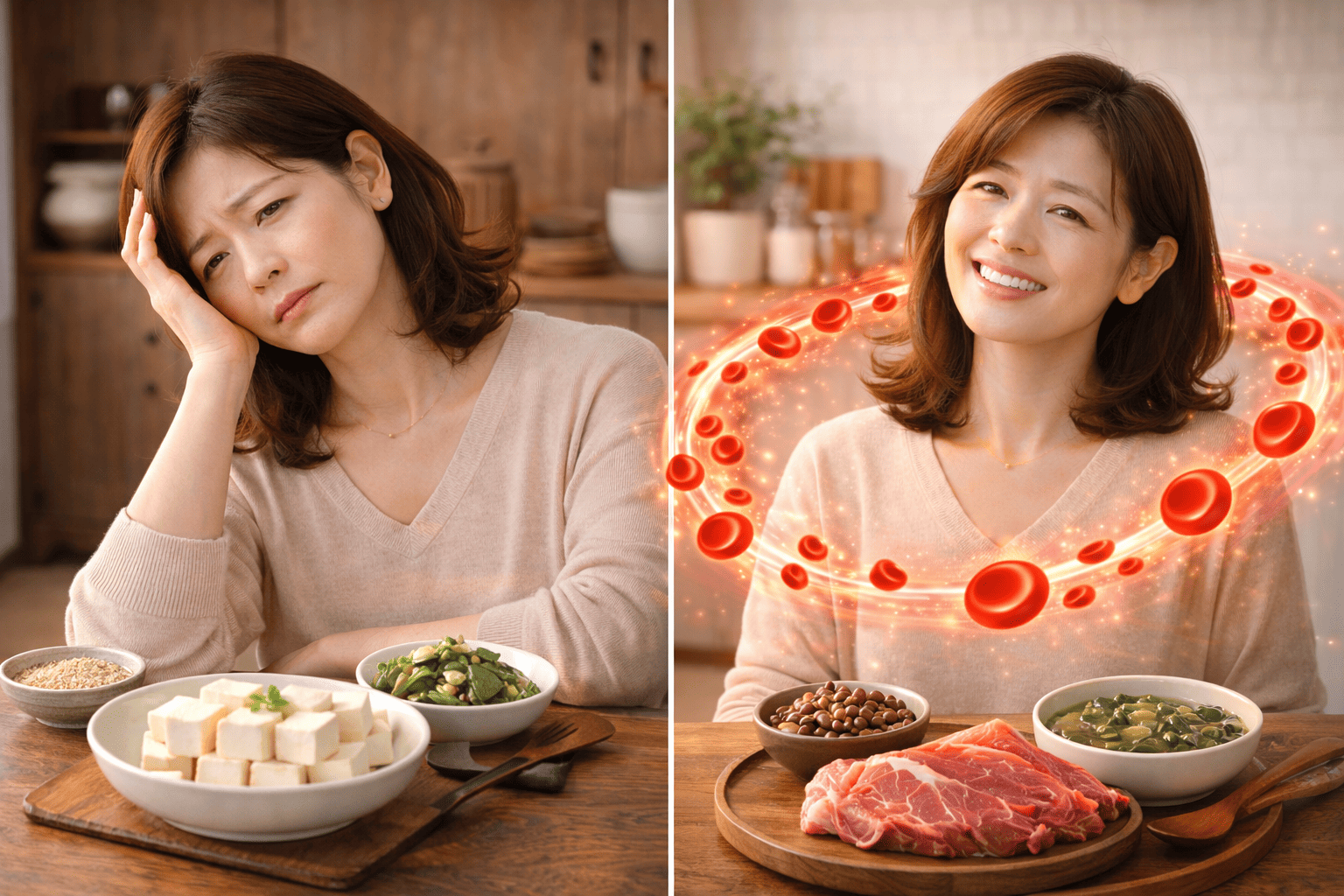 한국 식단 속 철분과 빈혈관리