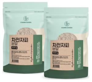 Charm Goods 차전자피 분말, 500g, 2개