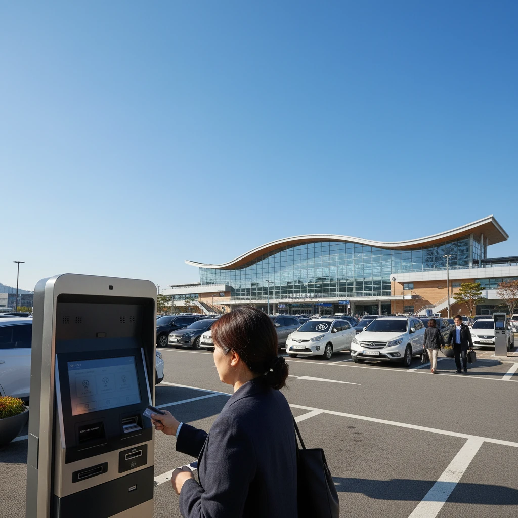 수리산 등산로 입구 근처 공영주차장 ..