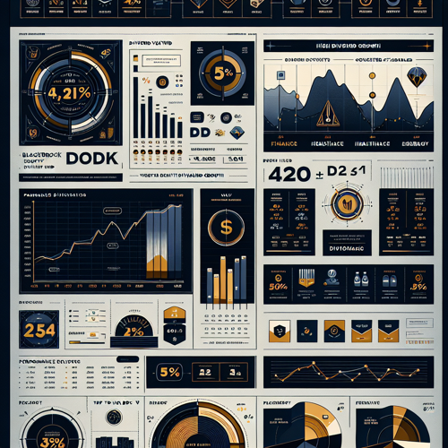 alt=&quot;고배당 성장 투자: BlackRock Equity Dividend Fund(MADVX) 2025년 3분기 실적 분석 인포그래픽, 배당 성장 추세와 수익률, 섹터 비중 차트&quot;