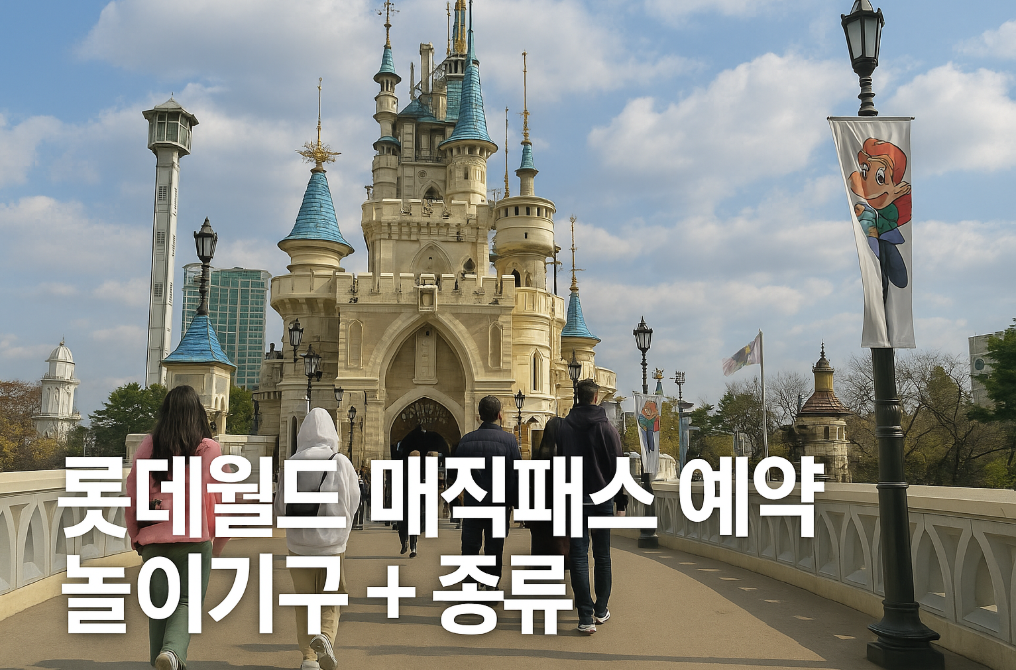 롯데월드 매직패스 없어도 OK? 놀이기구 완벽 공략법