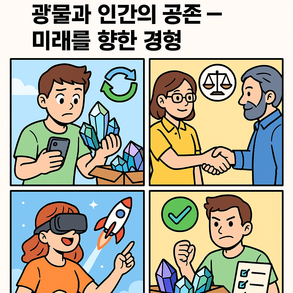 광물과 인간의 공존 – 미래를 향한 균형
