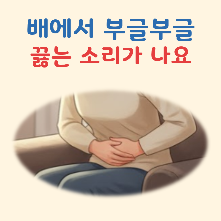 배에서 부글부글 끓는 소리가 나요 대표 이미지
