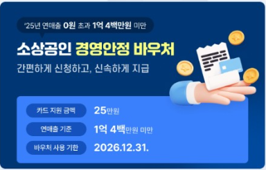 소상공인 경영안정 바우처 지원금