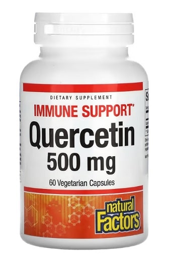 내추럴 팩터스 퀘르세틴 500mg, 60정