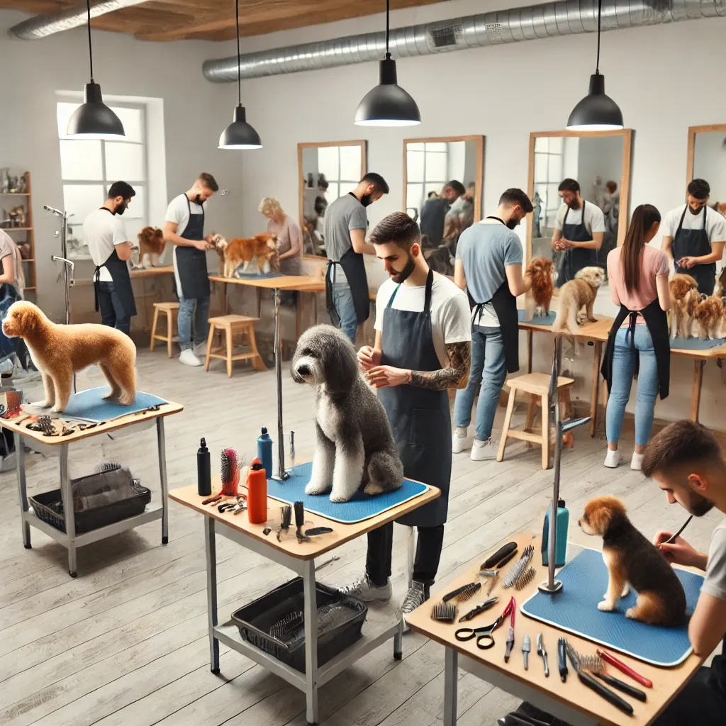 큐브애견미용학원 교육 내용