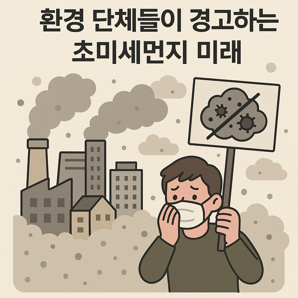 환경 단체들이 경고하는 초미세먼지 미래