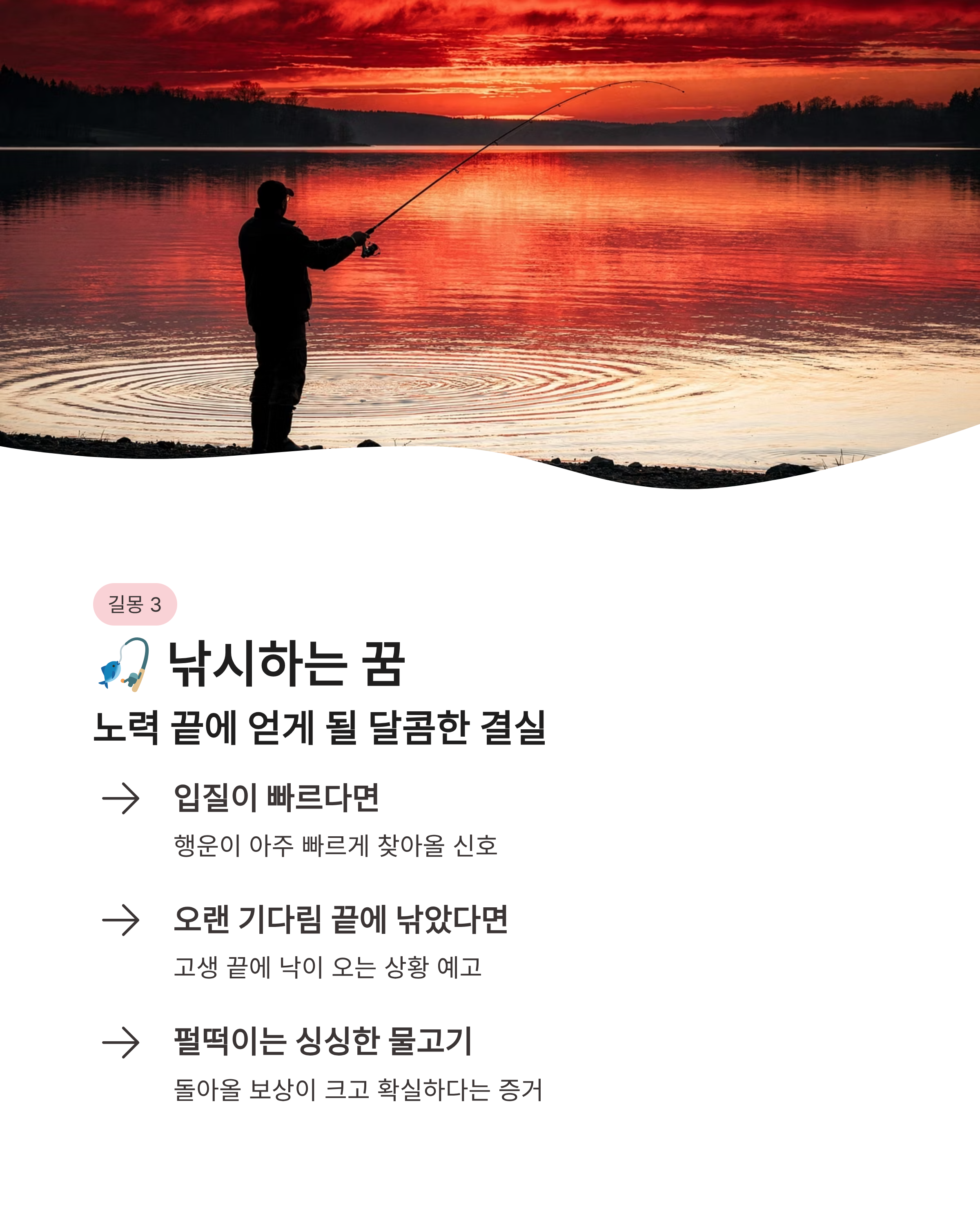 물고기 꿈 해몽 ❘ 잉어 잡는 큰 물고기 낚시하는 꿈, 태몽부터 재물운까지 대박 징조 완벽 풀이!