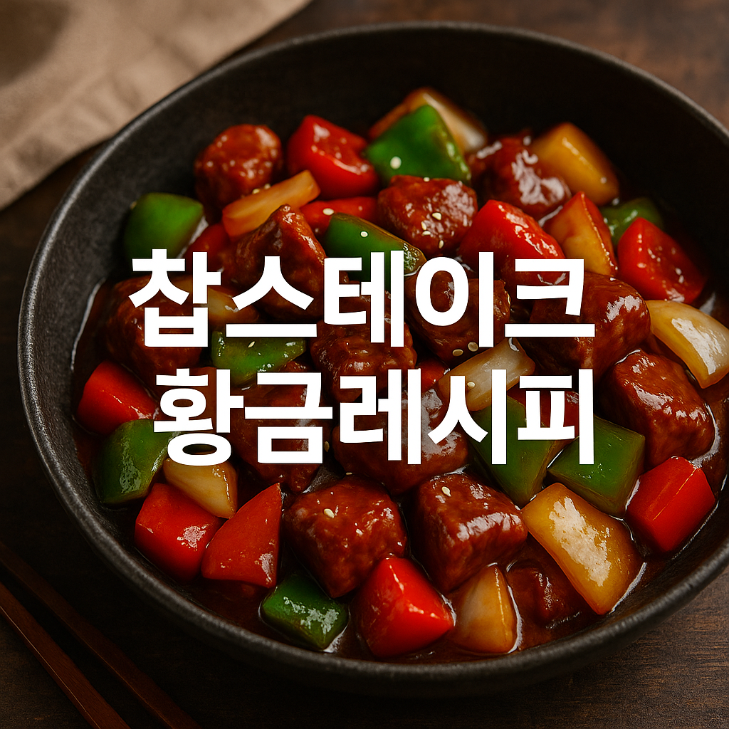 찹스테이크 황금레시피