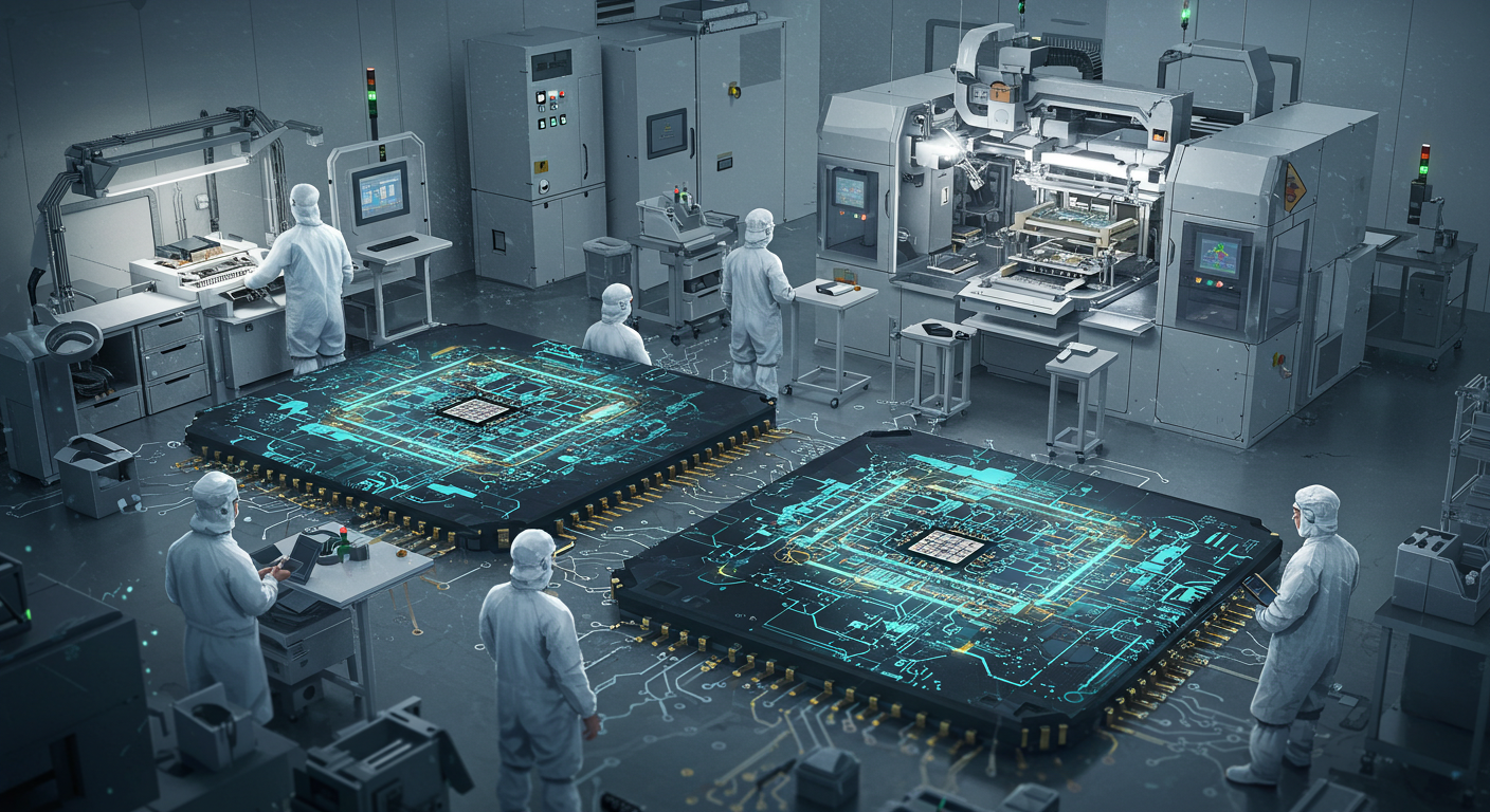 반도체 패키징 사진