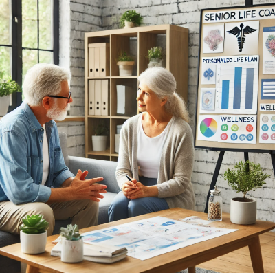 시니어 라이프 코칭의 주요 역활 및 필요성 관련 이미지