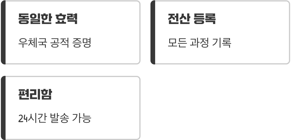 온라인 발송, 효력은 정말 똑같을까?