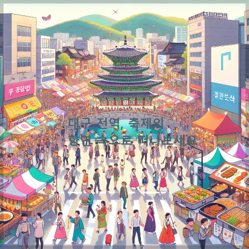 대구 전역, 축제의 향연 속으로 떠나보세요