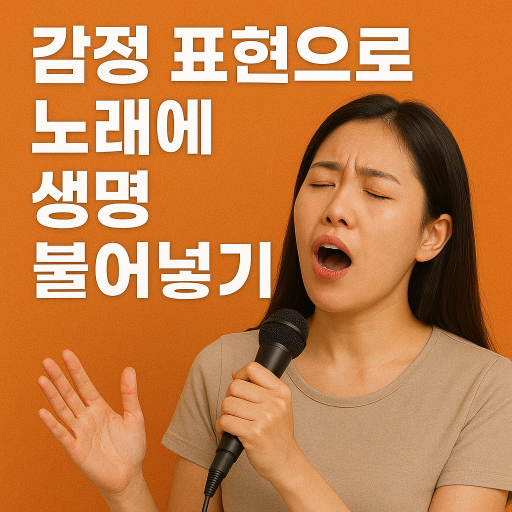 감정 표현으로 노래에 생명 불어넣기