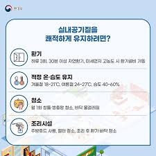 실내 공기질 관리하는 법