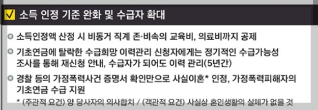 기초연금 수급자격