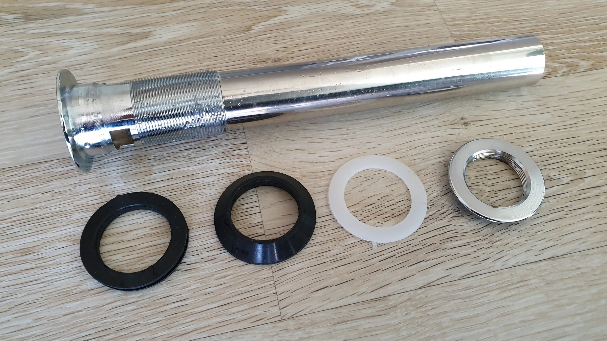 세면대 자동 폽업 마개 구성품