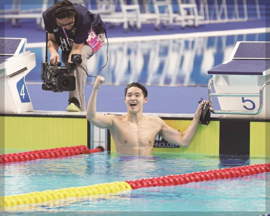 김우민 프로필 파리올림픽 수영 국가대표[2022 항저우 아시안게임 수영 3관왕]