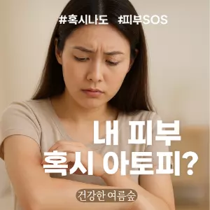 아토피 피부염 바로알기: 혹시 나도? 🤔