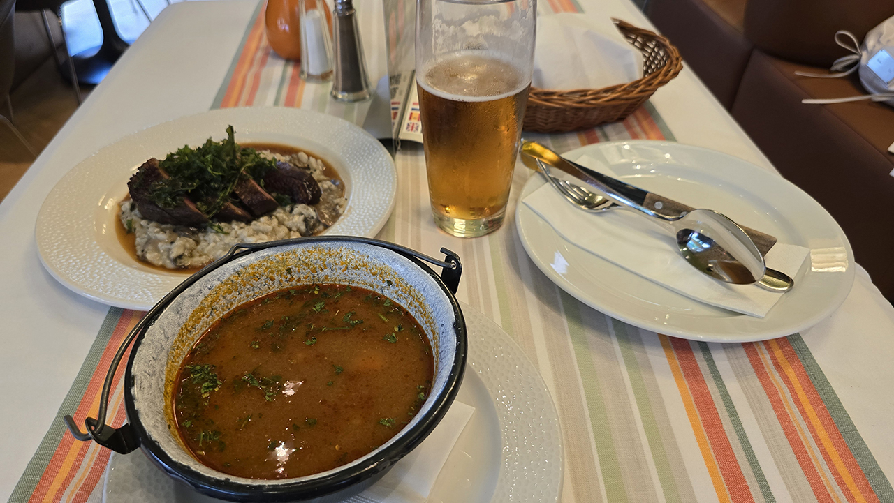 굴라쉬, 오리스테이크