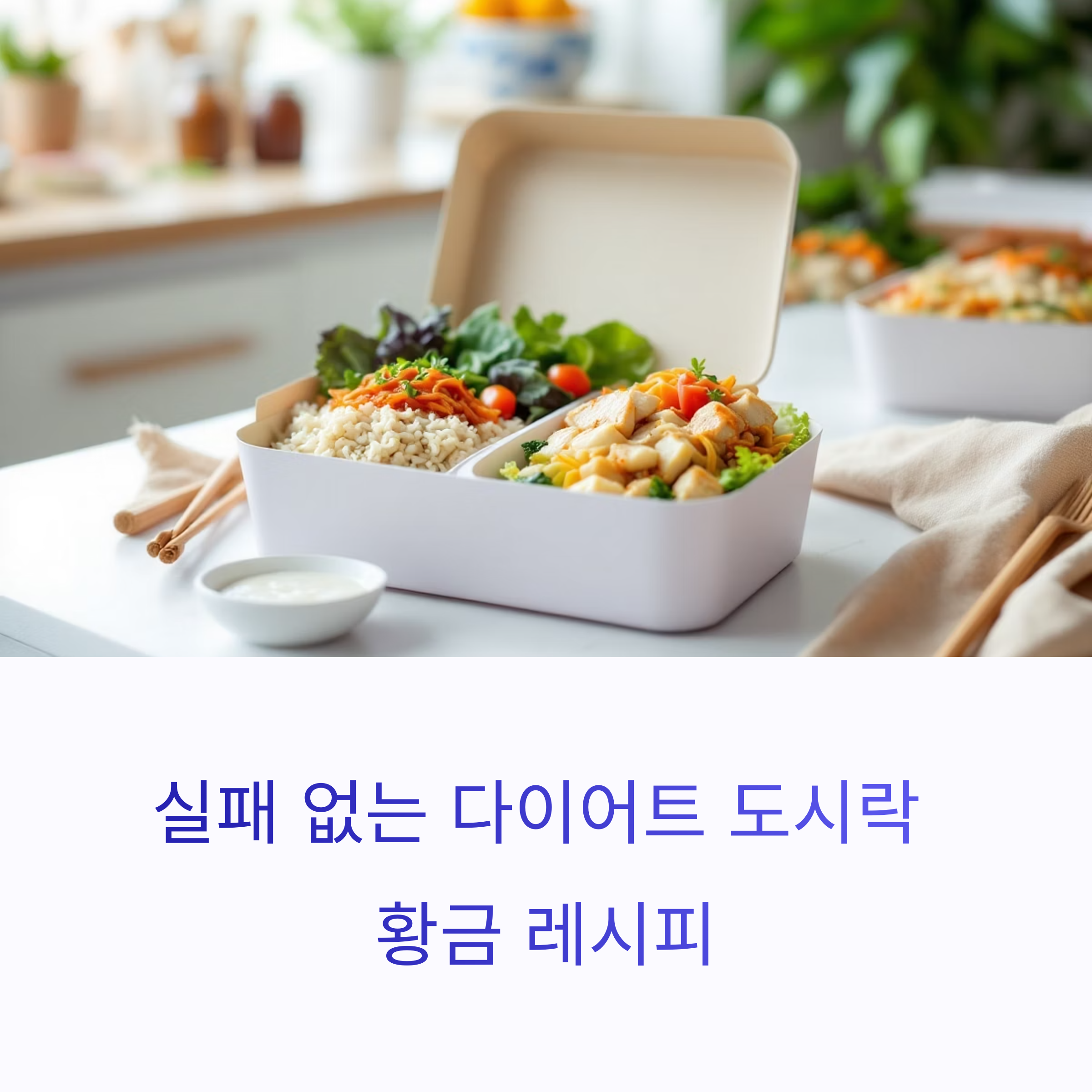 실패 없는 다이어트 도시락 황금 레시피