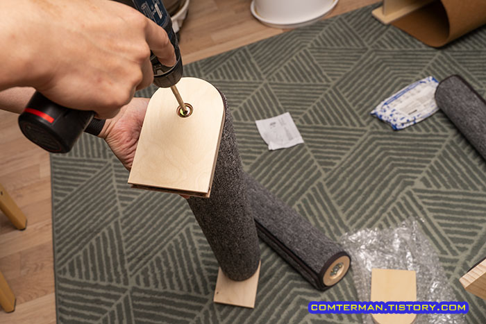 딱폴750 브라켓 연결