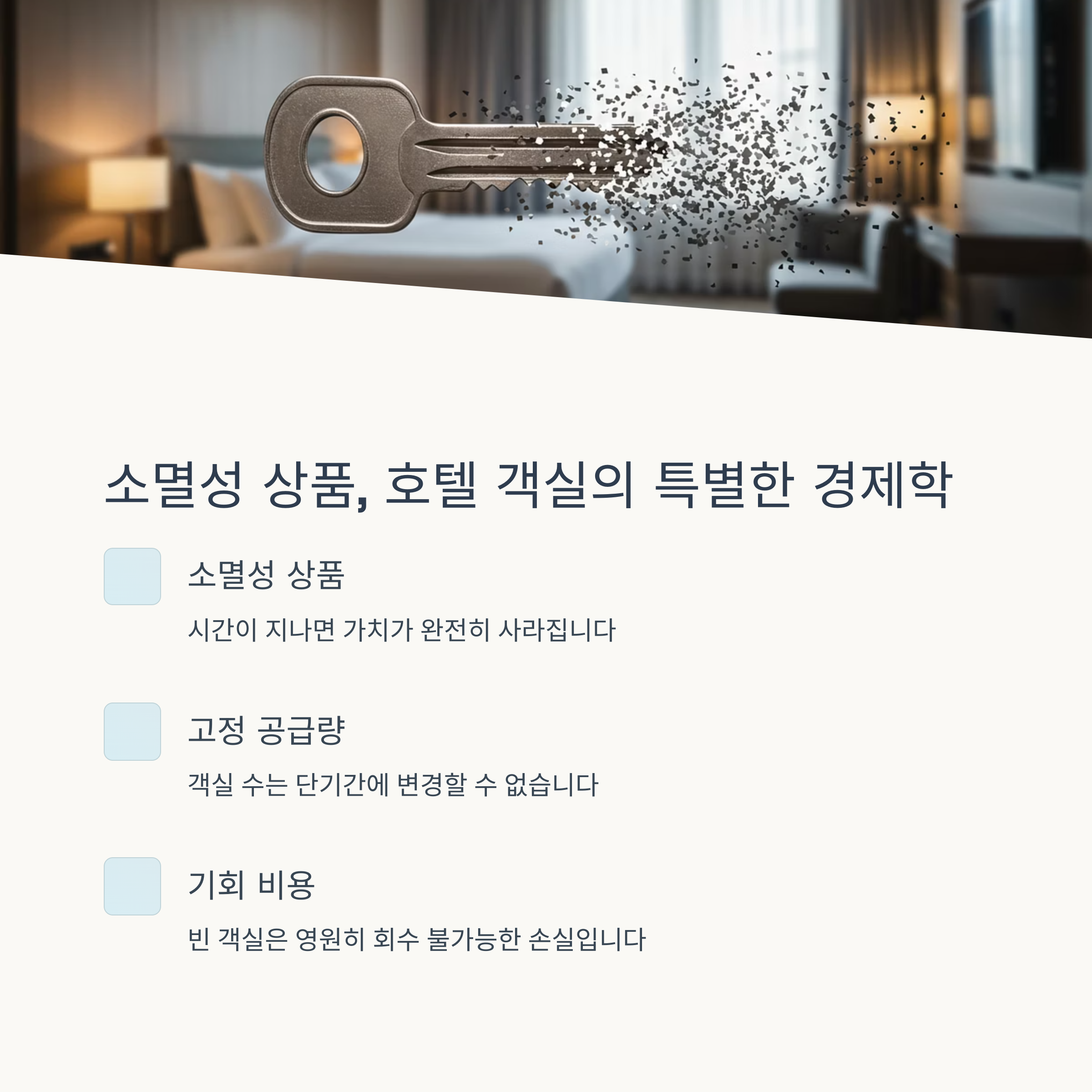 호텔경제론의 개념과 기초