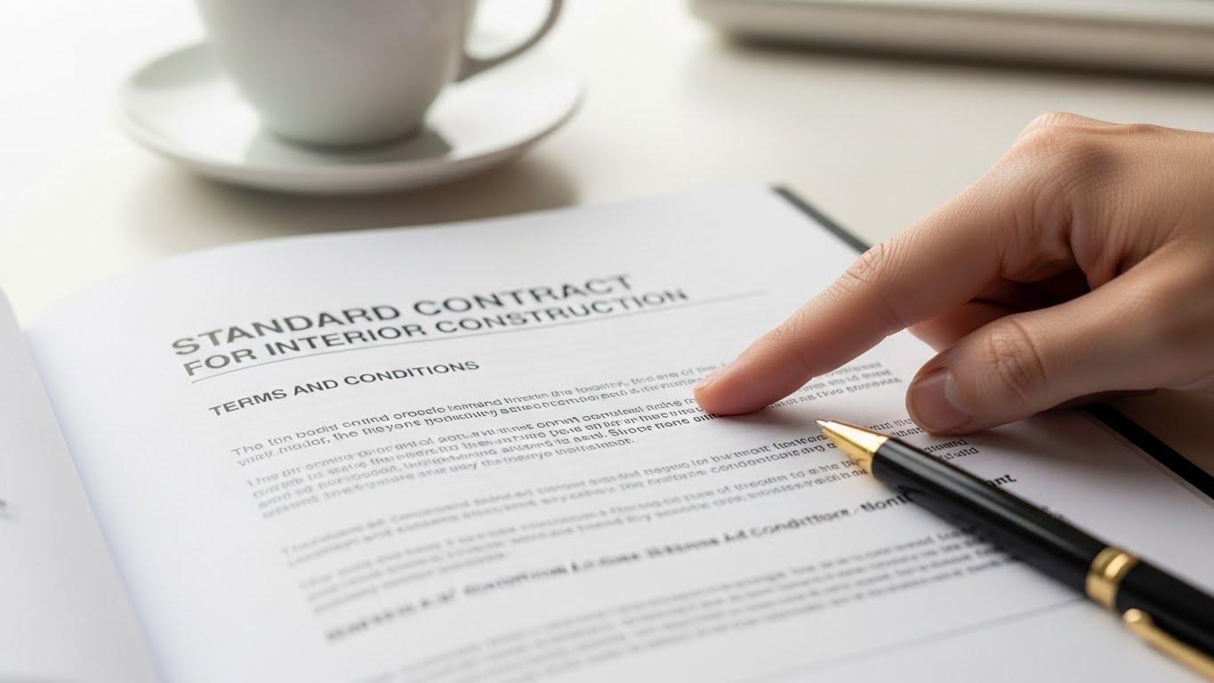 인테리어 공사 표준계약서