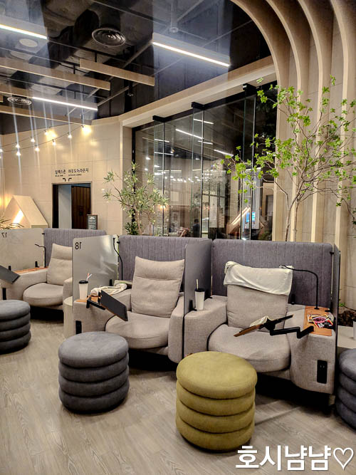 남양주 스파디움24 찜질방 휴게존 편한 자리