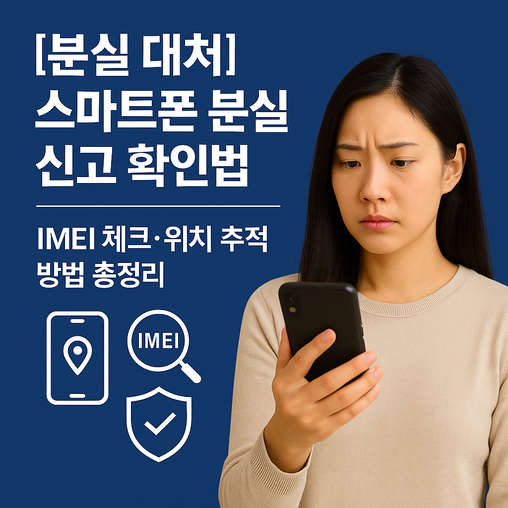 [분실 대처] 스마트폰 분실 신고 확인법 ｜ IMEI 체크&middot;위치 추적 방법 총정리