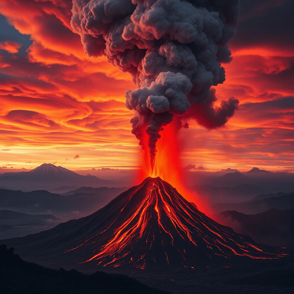 화산 폭발 꿈해몽