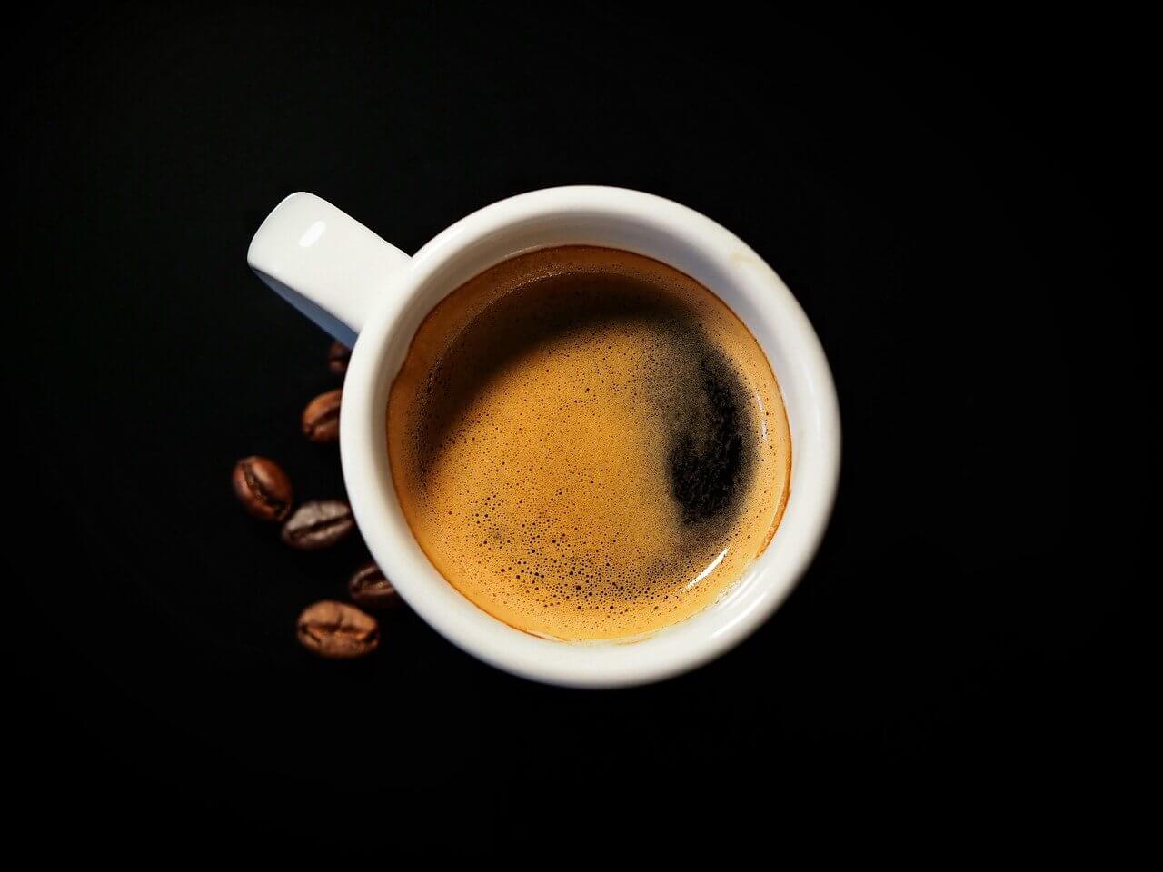 먹음직 스러운 커피 사진