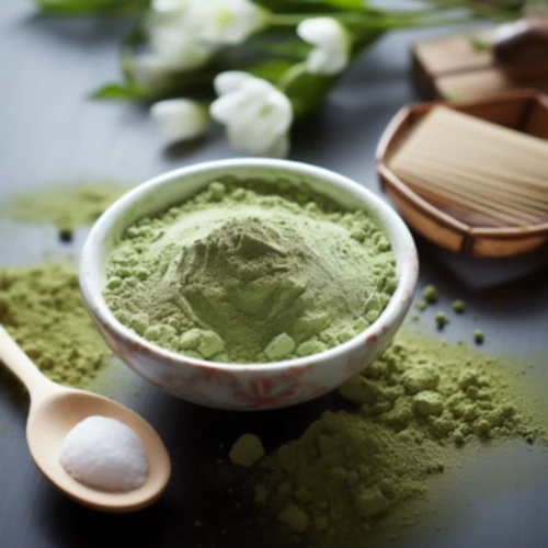 녹차가루-세안법