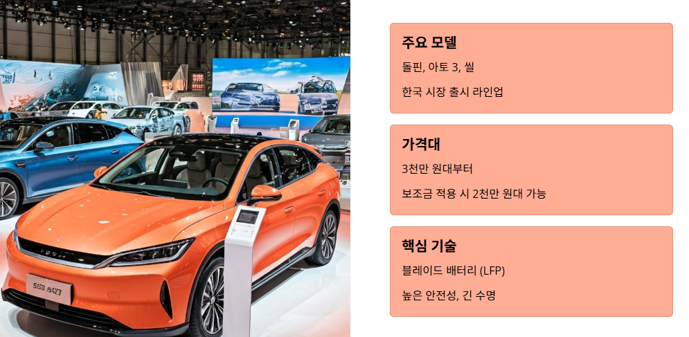 BYD 전기차, 드디어 한국 시장 상륙!
